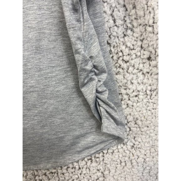 Gray active T- Shirt Go Dry short sleeve round neck elastic sides size 2XL - Picture 5 of 7